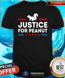 Hot Justice For Peanut The Squirrels T-Shirt