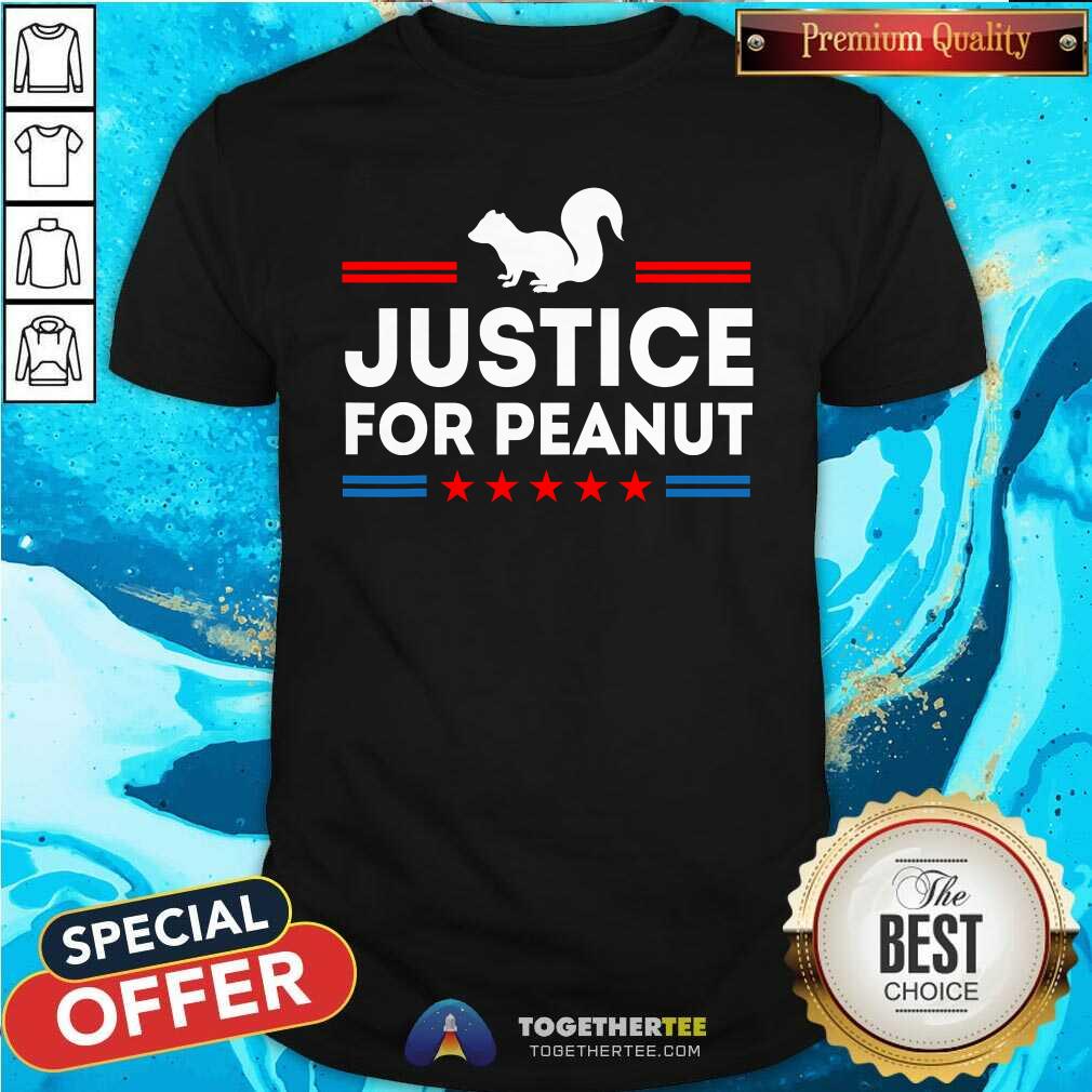Shirt Hot Justice For Peanut The Squirrels T-Shirt