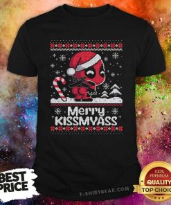 Hot Merry Kissmyass Deadpool Christmas T-Shirt
