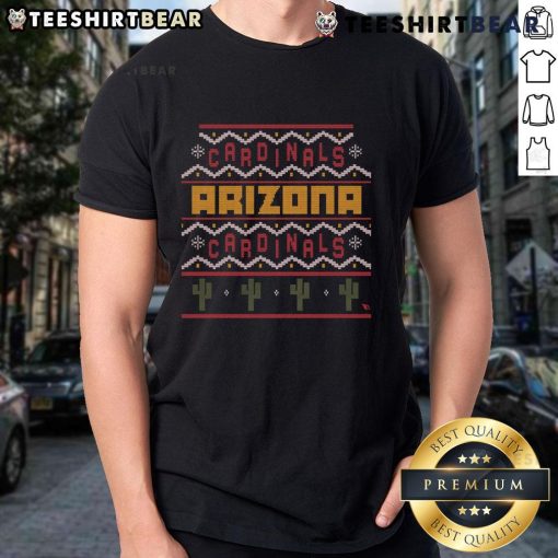 Nice Arizona Cardinals holiday T-shirt featuring festive designs, perfect for fans celebrating the season in style.
