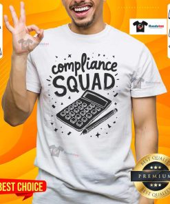 Nice Auditor Squad Compliance Finance Review Auditor T-Shirt featuring a stylish design for finance professionals.