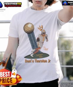 Alt Text: Nice Baltimore Built DontE Thornton Jr cartoon T-shirt featuring vibrant graphics and a stylish design for fans.