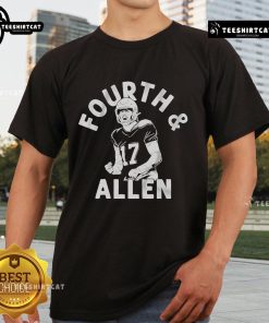 Nice Buffalo Bills Josh Allen Fourth And Allen T-Shirt featuring a bold design perfect for football fans.