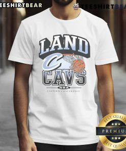 Alt Text: Nice Cleveland Cavaliers City Edition No Look T-Shirt featuring vibrant team colors and stylish design for fans.
