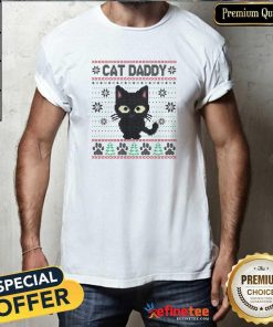 Nice Cute Kitty Cat Lover Xmas Cat Ugly Christmas T-Shirt