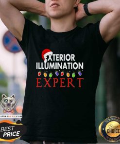Nice Exterior Illumination Expert Christmas Light Decorator T-Shirt