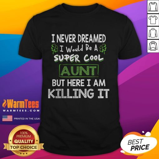 Funny 'Super Cool Aunt' T-shirt design, featuring playful text for proud aunts who embrace their coolness.