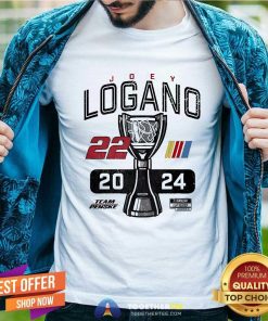 Nice Joey Logano Team Penske 2024 Nascar Cup Series Champion Lifestyle T-Shirt