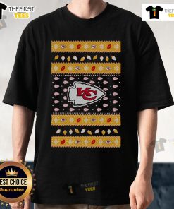 Nice Kansas City Chiefs Holiday Christmas T-Shirt featuring festive design and team logo, perfect for fans celebrating the season.