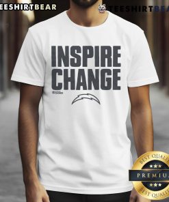 Nice Los Angeles Chargers Inspire Change T-Shirt featuring bold team colors and motivational design for fans.
