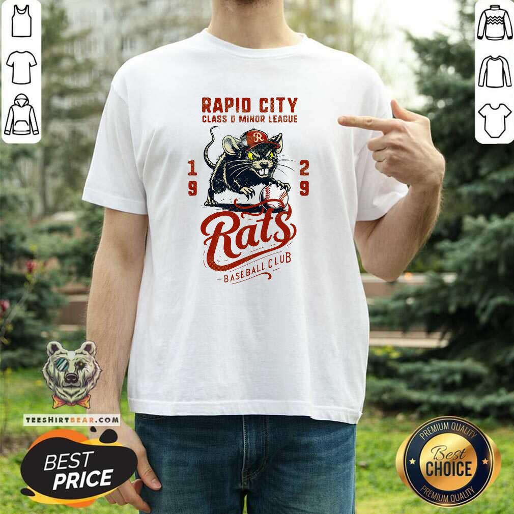 Shirt Nice Rapid City Rats Retro Minor League Baseball Team T-Shirt