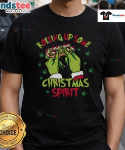 Nice Rolling Up Some Christmas Spirit Xmas T-Shirt featuring festive graphics and vibrant colors for holiday cheer.