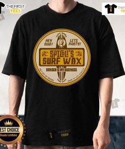Nice Spicoli's Surf Wax T-Shirt featuring a vibrant surf-themed design, perfect for beach lovers and surf enthusiasts.