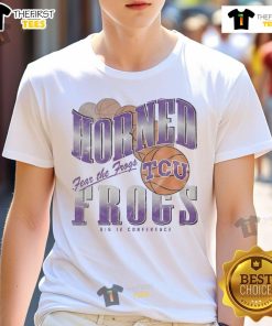 Alt Text: Nice TCU Horned Frogs Baller Bounce T-Shirt featuring vibrant team colors and logo, perfect for game day.