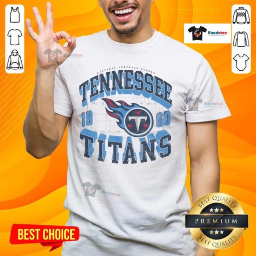 Alt Text: Nice Tennessee Titans Field Arched Wordmark T-Shirt featuring the team's logo in vibrant colors on a comfortable tee.