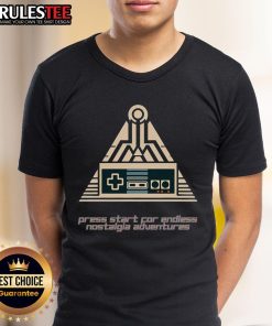 Retro T-Shirt featuring 'Nice To Leveling Up Memories One Pixel At A Time' design, perfect for gamers and nostalgia lovers.