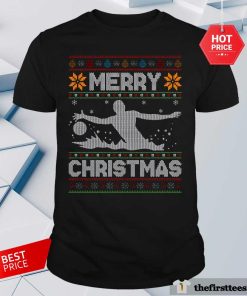 Nice Ugly Merry Christmas Water Polo Player Santa Xmas T-Shirt