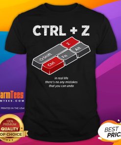 Nice Undo Control Z Computer Shortcuts T-Shirt