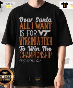 Virginia Tech Hokies All I Want T-Shirt featuring a vibrant design, perfect for fans showcasing team spirit.