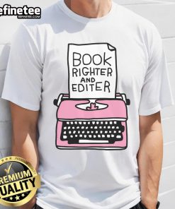 Nice Zoe Bread Book Writer and Editor T-Shirt featuring a creative design for writers and book lovers.