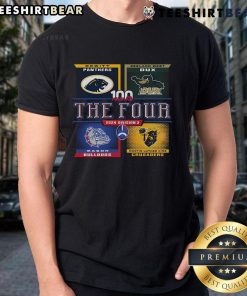 Alt Text: Official 2024 MHSAA Football D3 The Four T-Shirt featuring vibrant graphics and team colors for fans and players.