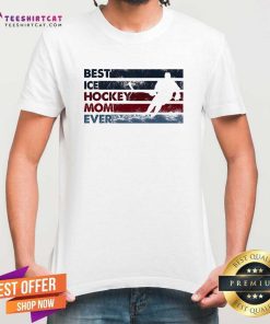 Official Best Mom Ever Mother Vintage Ice Hockey T-Shirt