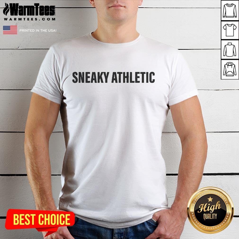Official Dan Patrick Sneaky Athlete T Shirt Alt Text: Official Dan Patrick Sneaky Athlete T-Shirt featuring bold graphics and a comfortable fit for sports enthusiasts.