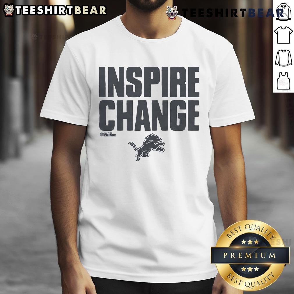 Official Detroit Lions Inspire Change T Shirt Official Detroit Lions Inspire Change T-Shirt featuring bold team logo and motivational design for fans and supporters.