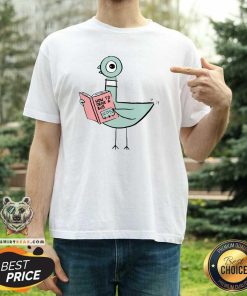 Official Driven To Read Pigeon Library Reading Books Reader T-Shirt