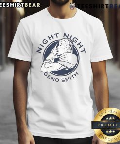 Official Geno Smith Night Night T-Shirt featuring bold graphics and soft fabric, perfect for fans of the Seattle Seahawks.