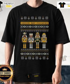 Official Green Bay Packers Holiday Nutcracker T-Shirt featuring festive design and team logo, perfect for fans this season.