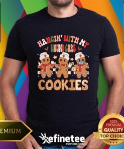 Official Hangin With My Wound Care Cookie Christmas Specialist T-Shirt