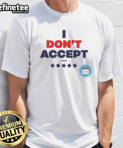 Official 'I Dont Accept Support' Kamala Harris brand CampTAL Chicago T-shirt showcasing bold design and vibrant colors.