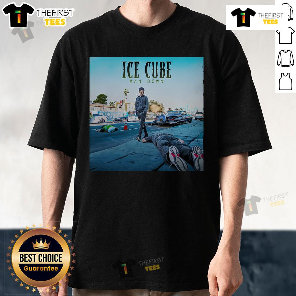Official Ice Cube Man Down Street 2024 T Shirt Official Ice Cube Man Down Street 2024 T-Shirt featuring bold graphics and vibrant colors for fans of hip-hop fashion.
