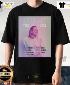 Official Ilse Delange Tour Germany 2024 T-Shirt featuring vibrant design and tour details, perfect for fans.