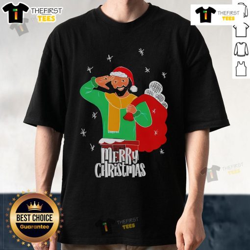 Alt Text: Official JB Gill Christmas Collection T-Shirt featuring festive graphics and vibrant colors, perfect for holiday celebrations.