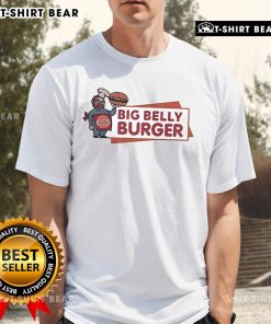 Official Jennifer Holland Big Belly Burger T-Shirt featuring vibrant graphics and comfortable fit for fans of the show.
