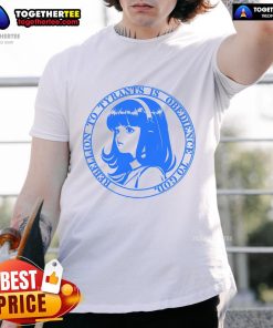 Official John Galt Rebellion To Tyrants Is Obedience To God Anime T-Shirt design featuring bold graphics and unique typography.