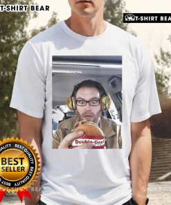 Official Joshua Gates Hamburger T-Shirt featuring a fun graphic design and vibrant colors perfect for fans.