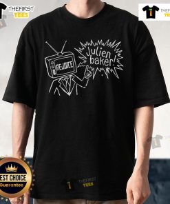 Official Julien Baker Televangelist T-Shirt featuring bold graphic design and vibrant colors, perfect for fans.