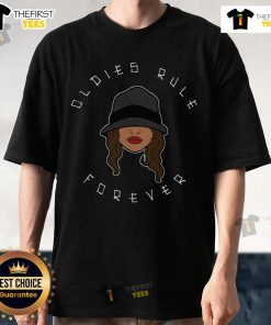 Official Lowrider Oldies Forever Chola OG Tall T-Shirt featuring vibrant graphics and a stylish design for lowrider enthusiasts.