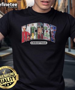 Official Merry Christmas Home Alone Movie T-Shirt featuring iconic characters and festive design for holiday fans.