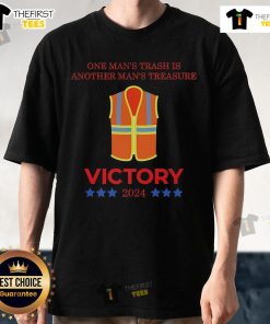 Official One Man's Trash Is Another Man's Treasure Victory Trump 2024 T-Shirt featuring bold graphics and vibrant colors.