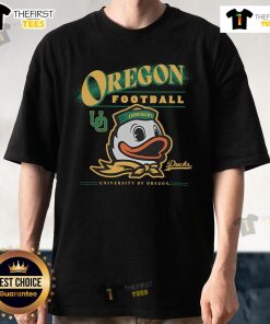 Official Oregon Football Ducks University of Oregon T-Shirt featuring team logo, perfect for fans and game day.