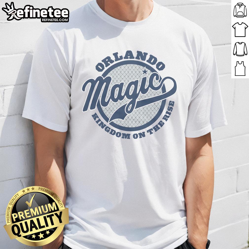 Official Orlando Magic Kingdom On The Rise T Shirt Official Orlando Magic Kingdom On The Rise T-Shirt featuring vibrant graphics and a comfortable fit for fans.