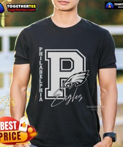 Official Philadelphia Eagles 'They Not Like Us' Logo T-Shirt featuring bold team graphics for passionate fans.