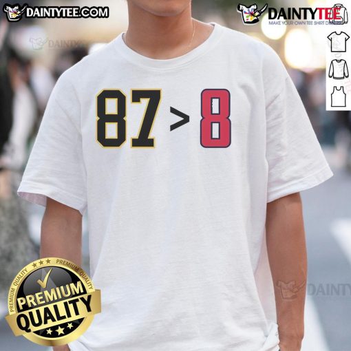 Official Pittsburgh 87 8 T-Shirt featuring bold graphics and a stylish design, perfect for fans and collectors.