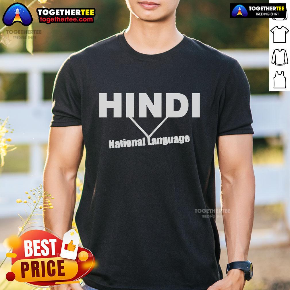 Official Saravanan Annadurai Hindi National Language T Shirt Official Saravanan Annadurai Hindi National Language T-Shirt featuring a vibrant design and bold text for cultural pride.