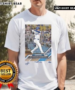 Official Shohei Ohtani Los Angeles Dodgers 2024 MVP Limited Edition T-Shirt featuring vibrant graphics and team colors.