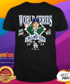 Official Shohei Ohtani Los Angeles Dodgers 2024 World Series Champions Sho-Time T-Shirt